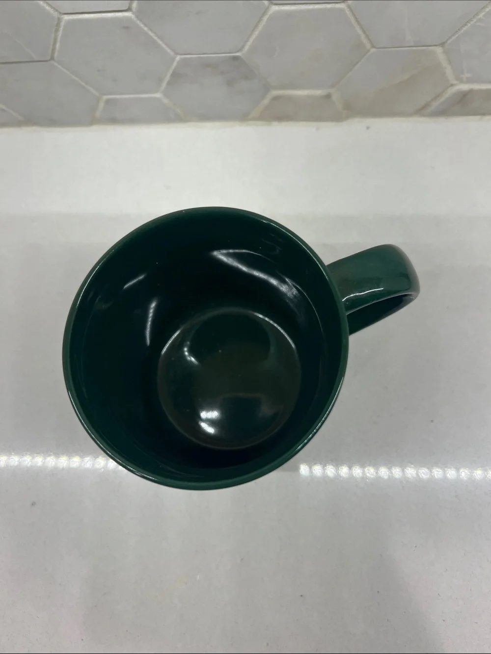 Starbucks Logo Squiggly Line Forest Green 12oz Ceramic Coffee Tea Cup Mug 2020